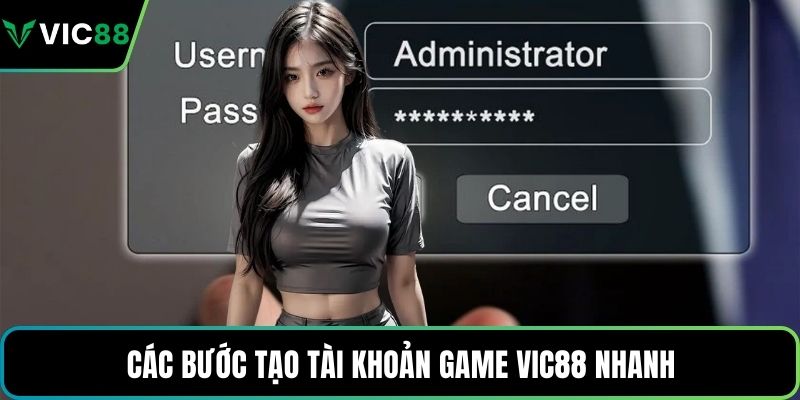 Các bước tạo tài khoản game VIC88 nhanh