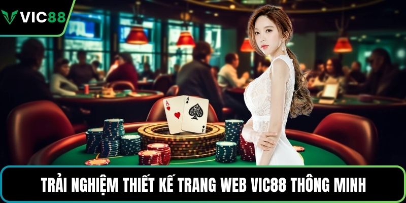 Trải nghiệm thiết kế trang web VIC88 thông minh
